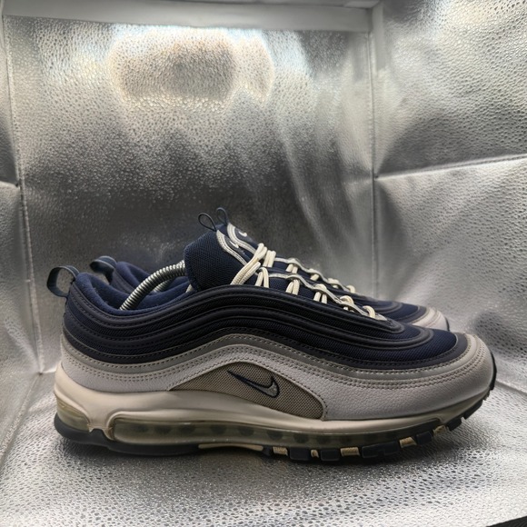 Size 11 Nike Air Max 97 Navy Blue White Gray Mens Dallas Cowboy Shoes DH0612-400 main image 10